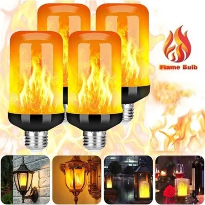 Flammen Glühbirne,E27 Lampe Flackernde Licht Effekt Außenleuchte Flackerlicht - Bild 1 von 4