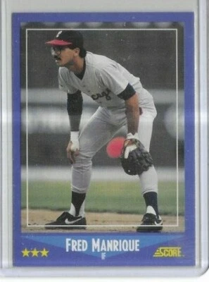 1988 Score Baseball #139 Fred Manrique Chicago White Sox - Image 1 of 2
