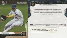 Orlando Arcia BREWERS 2020 TOPPS NOW POSTSEASON NL WILD CARD PS-146 SP 86