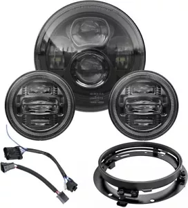 LED SCHEINWERFER 7 "+4.5" Nebelscheinwerfer für Harley Davidson Street Glide (Für: Harley-Davidson)