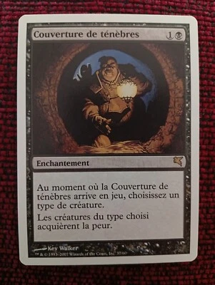 VERY RARE MTG Cover of Darkness EXC. FRENCH Salvat-Hachette 2007 WOTC - Image 1 of 4