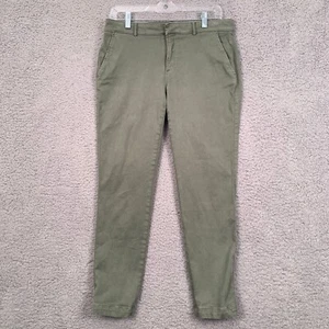 Banana Republic Women's Chino Pants Size 4 Sloan Fit Army Green Slight Taper - Picture 1 of 12