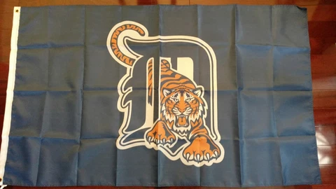 Detroit Tigers 3x5 Flag. US Seller. Free shipping within the US!!! Cover