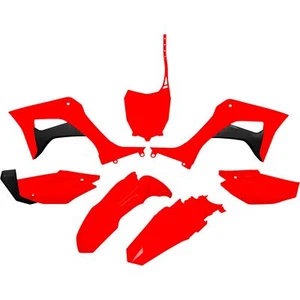 UFO Plastics Replacement Body Kit for Honda CRF110 - Red/Black HOKIT124-070 - Bild 1 von 3