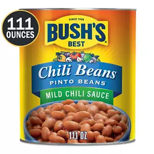 Canned Pinto Beans in Mild Chili Sauce, 111 oz Can - Picture 1 of 6