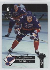 1995-96 Hoyle Western Conference Playing Cards Box Set Esa Tikkanen #8C