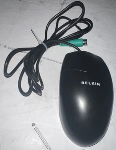 BELKIN F8E813-BLK-PS2 F8E813BLKPS2 Black Mouse Computer Tested - Picture 1 of 4