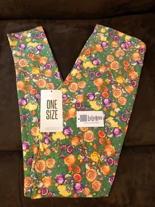 Disney Collection for LulaRoe OS Leggings DAISY DUCK Flowers Fast Shipping ***** - Picture 1 of 4