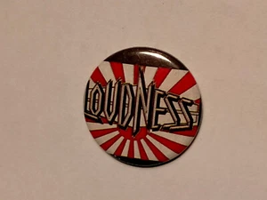 Loudness Japanese heavy metal band music button vintage RARE SMALL BUTTON 2 - Imagen 1 de 2