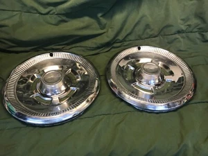 1970 Chevrolet Camaro Hubcap Wheel Cover 14" OE GM 3980992 USED 3037 Pair 2 - Picture 1 of 4