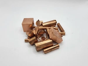 Piezas de cobre para fundición de cobre 5 kg cobre puro Cu99,9 corte limpio - Imagen 1 de 2