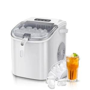Yopower Portable Ice Maker Commercial Machine Ice Cube 12KG Bar Countertop White - Picture 1 of 8