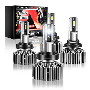 NOVSIGHT 9005(HB3) + H11(H8 H9) LED Headlight Combo High Low Beam Bulbs Bright - Picture 1 of 12