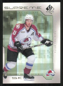 1999-00 SP Authentic Supreme Skill #SS3 Peter Forsberg - Picture 1 of 2