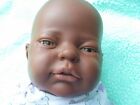 Vintage Berjusa Berenguer African American Doll Newborn 16” realistic