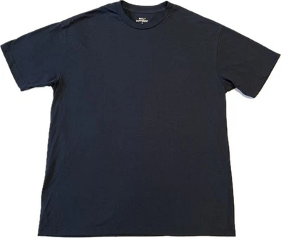 Camiseta Built Different azul marino para hombre talla XL manga corta cuello redondo Foto 1 de 4