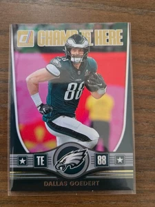 2025 Donruss Dallas Goedert #CIH-DGT Champ Is Here - Philadelphia Eagles - Bild 1 von 2
