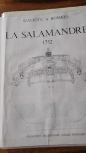Galiote Bombes La Salamander nur Planunterlagen Jean Boudriot Ancre - Bild 1 von 2
