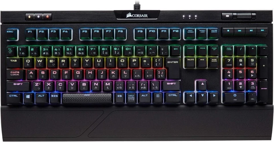 Corsair K70 RGB MK.2 Mechanical Gaming Keyboard MX Brown Switch Used - Image 1 of 2