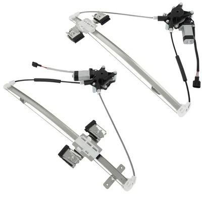 2x Power Window Regulator Fits 2006-2008 2009 Mitsubishi Raider Rear With Motor - Image 1 of 4