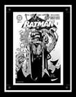 Jim Lee Batman #609 Poison Ivy/ Catwoman Rare Production Art Cover Monotone