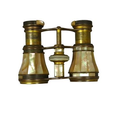 Antique Mother of Pearl Opera Binoculars Made In France - Image 1 of 4