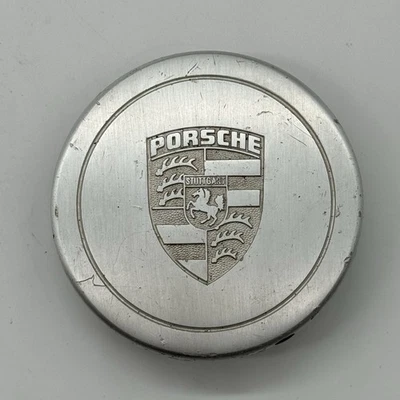 1967-1975 Porsche 911 912 Fuchs 3 Clip Aluminum Wheel Center Hub Cap Crest 3.25” - Image 1 of 4