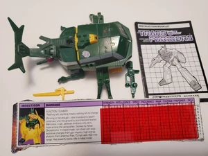 Transformers G1 INSECTICON BARRAGE COMPLETE Figure, Accessories , Specs, Booklet - Picture 1 of 14
