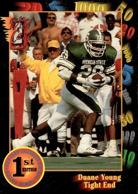 1991 Wild Card Draft #125 Duane Young - Image 1 of 2