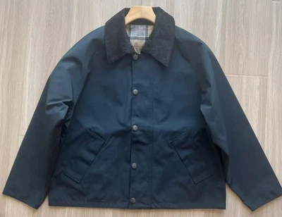 2025 Otoño Nueva Chaqueta Barbour Transporte Reversible Doble Cara Sin Cera Foto 1 de 4