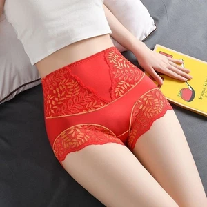 Ladies High Waist Tummy Control Panties Lace Seamless Lift Hip Shaping Underwear - Picture 1 of 19