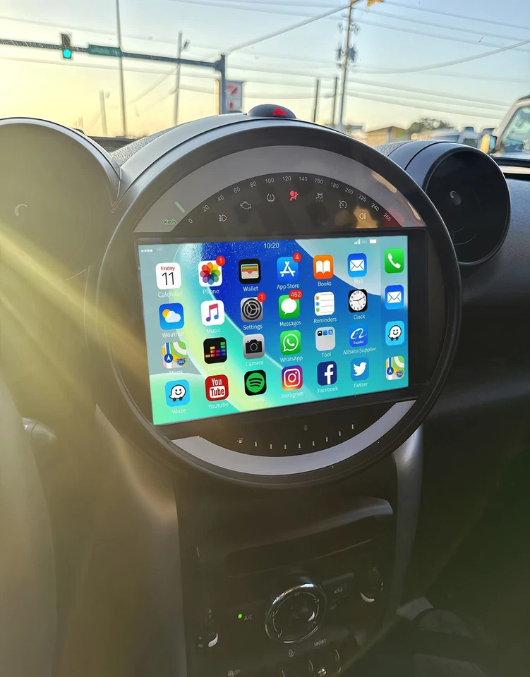 Для BMW Mini Cooper Countryman 2011-2016 Android 13 автомобильное стерео радио GPS SWC - Изображение 1 из 4