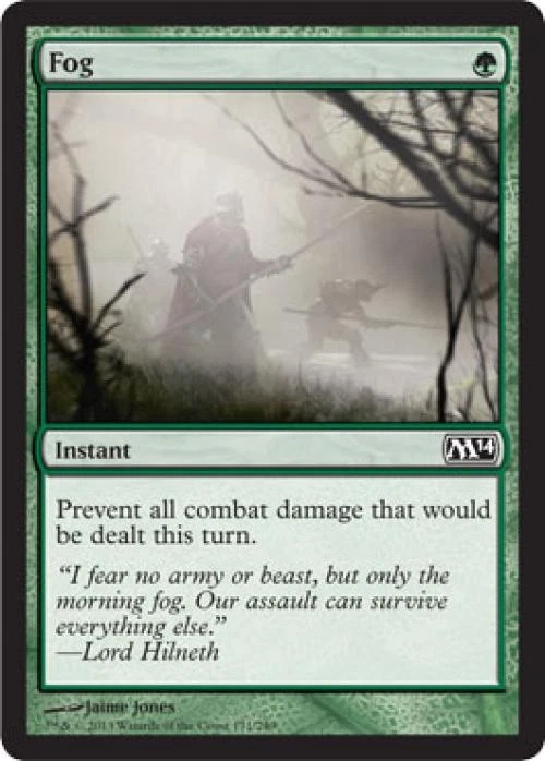 Fog - Medium Play MTG Magic 2014 Core Set - Image 1 of 1
