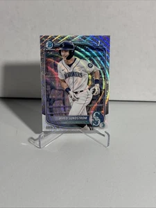 Bowman 2025 - Chrome Prospects Jared Sundstrom #BCP-85 refractor de onda/350 (RC) - Imagen 1 de 2