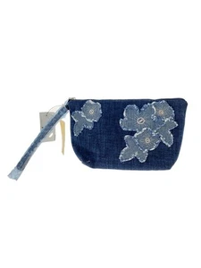 MICHAEL KORS POUCH DENIM IDG AQ-1612 - Picture 1 of 6