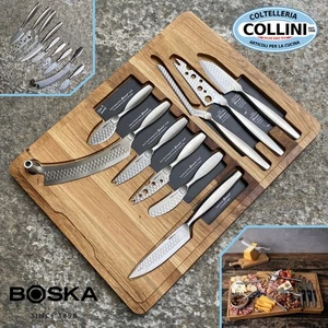 Boska - Schneidebrett Set Eiche mit 10 Käsemessern - Cheese knife set ... - Bild 1 von 11