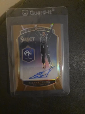 Bernard Lama Panini Select 2016-17 Bronze Parallel Auto /49 - Image 1 of 2