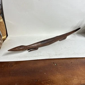 1940s Large Life-Size Lizard Scarifications, Antique Origin Cokwe ? - Picture 1 of 13