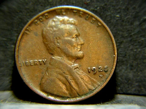 1925 D Lincoln Wheat Penny--Tougher Date Coin--Strong Details--Rotated Rev--#287 Cover