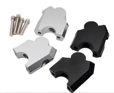 Elevadores de manillar CNC plateados kit de barra de 28 mm para Honda CRF1000L Africa Twin 2016-18 Foto 1 de 4