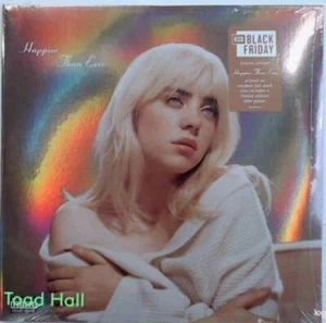 BILLIE EILISH Happier Than Ever Rainbow Foil Jacket poster RSD BF 2022 New Vinyl - Picture 1 of 1