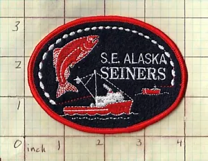Southeast Alaska Seiners salmon Ketchikan fishing bgX business patch - Picture 1 of 1