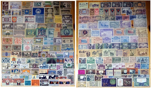 [#26067] - 200 DIFFERENT! BEAUTIFUL COLLECTION NOTGELD Germany and Austria! Cover