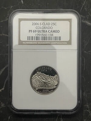 2006 S Clad Quarter Colorado NGC PF69 UCAM ULTRA CAMEO - Image 1 of 2