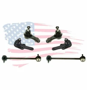 6 New Pc Front Ball Joints Sway Bar Tie Rod Ends Kit for Ford Focus 2000-2004 - Picture 1 of 11