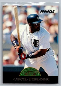 1993 Pinnacle Cooperstown Card Cecil Fielder #28 - Picture 1 of 2