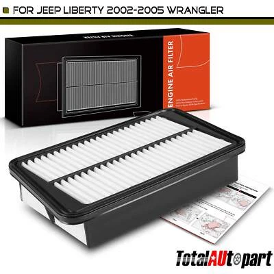 Filtro de aire del motor para Jeep Liberty KJ 2002-2005 Wrangler TJ 2003-2006 L4 2,4 L Foto 1 de 4