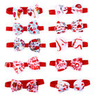 10 Pcs Ribbon Pet Bow Tie Lovers Man Bowtie Cat Collars Valentine Dog Bows
