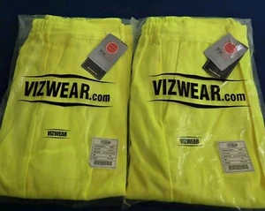 Vizwear Polycotton Trousers 2XL W40-42" Yellow Reflective VWR271 Inside Leg 30" - Picture 1 of 3