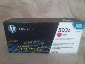 GENUINE HP 503A MAGENTA Q7583A Toner Color LaserJet CP3505dn, 3600, 3800 NEW - Picture 1 of 4